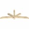 Ekena Millwork Alberta Rough Sawn Timber Gable Bracket, Douglas Fir, 84"W x 35"H x 4"D x 4"F, 10/12 Pitch GBW084X35X0404ALB00RDF - alternate 2